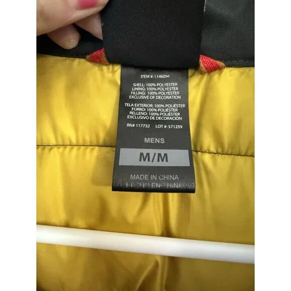 Gerry Bearwood Workwear Puffer Jacket Men M Olive Black Cozy Quilted Comfy - Picture 5 of 10